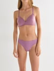 Lyric Laser G-String Brief, Violet product photo View 03 S