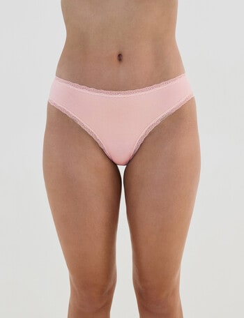 Bendon Stretch Cotton Bikini Brief, Icy Pink product photo