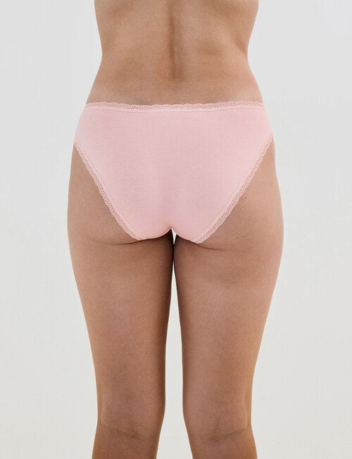Bendon Stretch Cotton Bikini Brief, Icy Pink product photo View 02 L