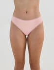 Bendon Stretch Cotton Thong, Icy Pink product photo