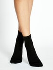 Levante Micromodal Comfort Top Sock, Black product photo View 03 S
