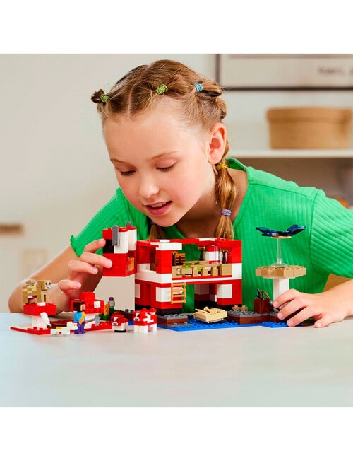 LEGO Minecraft The Mooshroom House, 21270 product photo View 04 L