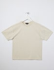 No Issue Plain Short Sleeve Box Tee, Stone product photo