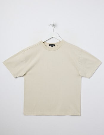 No Issue Plain Short Sleeve Box Tee, Stone product photo