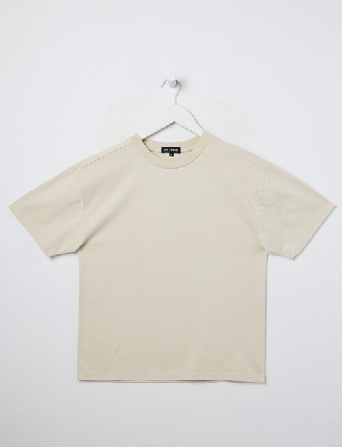 No Issue Plain Short Sleeve Box Tee, Stone product photo