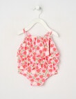Teeny Weeny Strawberry Sleeveless Swimsuit, Pink product photo