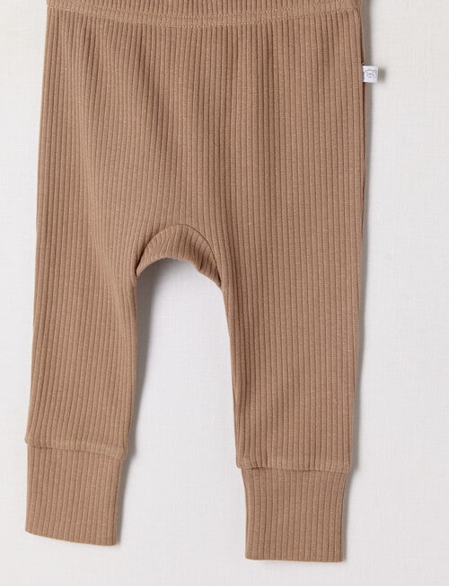 Teeny Weeny Rib Essentials Pants, Taupe product photo View 02 L