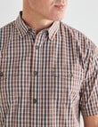 Kauri Trail Cooper Myles Short Sleeve Shirt, Brown product photo View 04 S