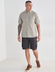 Kauri Trail Cooper Short Sleeve Shirt, Khaki product photo View 03 S
