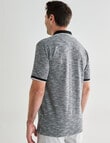 Chisel Tipped Polo Shirt, Dark Grey product photo View 02 S