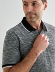 Chisel Tipped Polo Shirt, Dark Grey product photo View 04 S