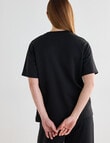 Mineral Boxy Short Sleeve Tee, Black product photo View 02 S