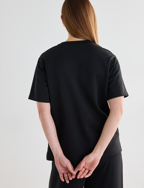 Mineral Boxy Short Sleeve Tee, Black product photo View 02 L