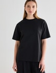 Mineral Boxy Short Sleeve Tee, Black product photo View 05 S