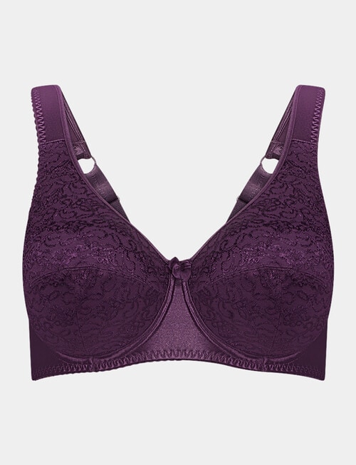 Fayreform Charlotte Underwire Bra, Plum, C-G product photo View 05 L