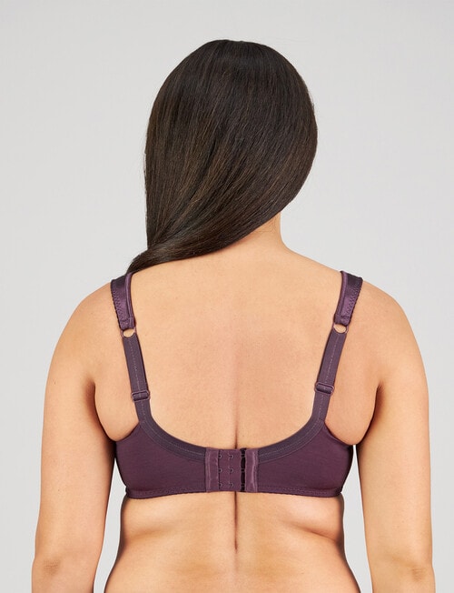 Fayreform Charlotte Underwire Bra, Plum, C-G product photo View 02 L