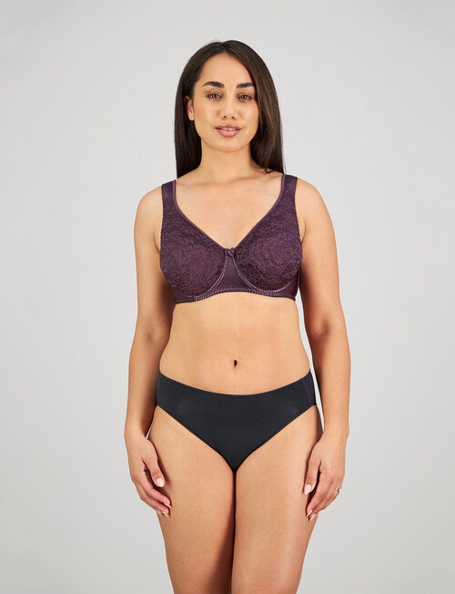 Fayreform Charlotte Underwire Bra, Plum, C-G product photo View 04 L