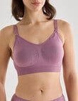 Lyric Maternity Seamfree Bra, Violet, 8-22 product photo
