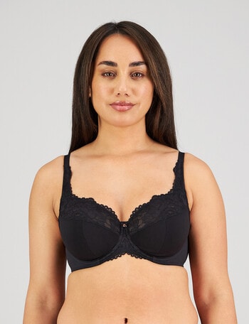 Fayreform Laurel Underwire Bra, Black, C-G product photo
