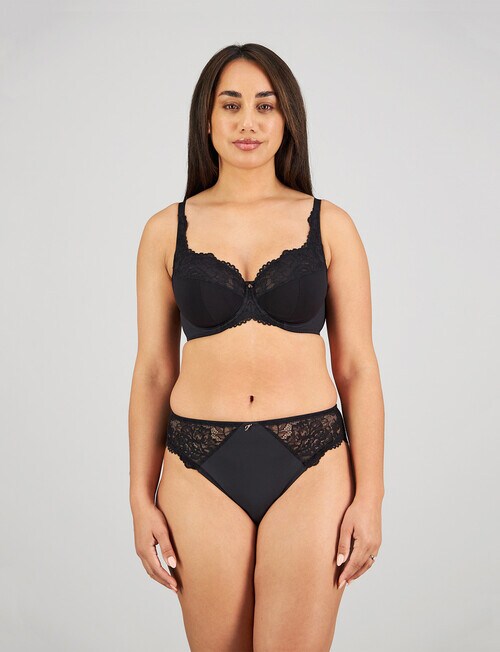 Fayreform Laurel Underwire Bra, Black, C-G product photo View 04 L