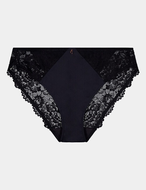 Fayreform Laurel High Cut Brief, Black product photo View 05 L