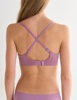 Lyric Wirefree Bra, Violet, A-D product photo View 03 S