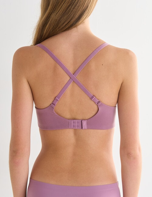 Lyric Wirefree Bra, Violet, A-D product photo View 03 L