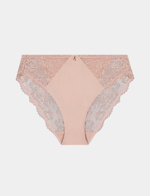 Fayreform Laurel High Cut Brief, Latte product photo View 05 L