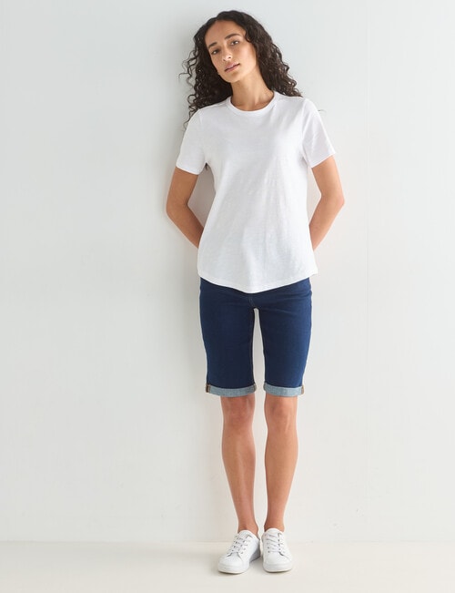 Zest Organic Cotton Short Sleeve Tee, White product photo View 03 L