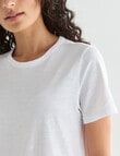 Zest Organic Cotton Short Sleeve Tee, White product photo View 04 S