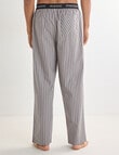 Mazzoni Stripe Woven Sleep Pants, Navy & Sand product photo View 02 S
