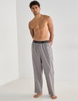 Mazzoni Stripe Woven Sleep Pants, Navy & Sand product photo View 03 S