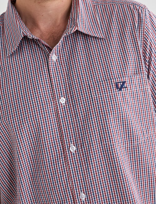 Line 7 Daxton Short Sleeve Shirt, Red product photo View 04 L