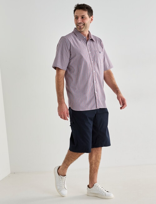 Line 7 Daxton Short Sleeve Shirt, Red product photo View 03 L