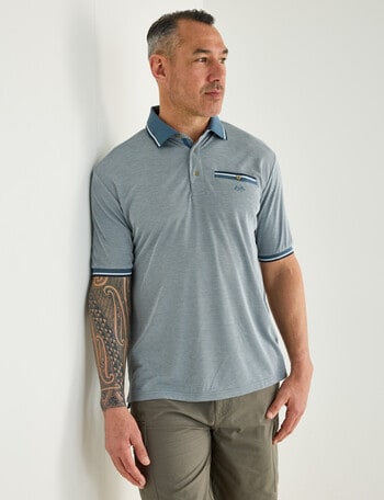 Logan Varuna Polo Shirt, Teal product photo