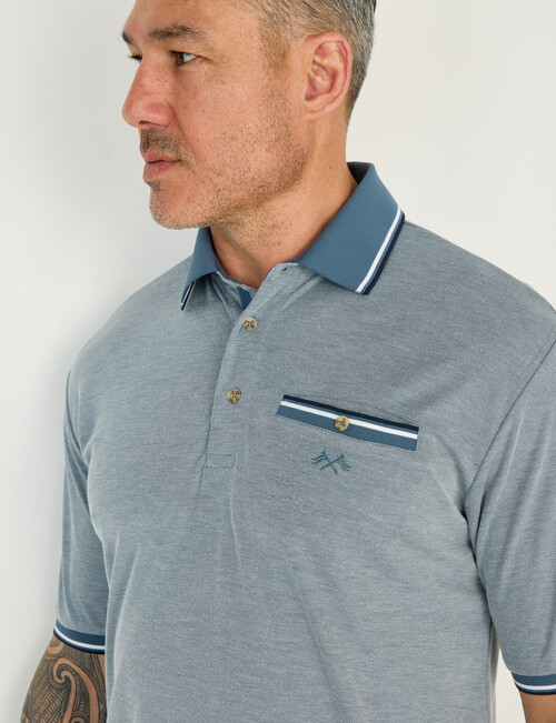 Logan Varuna Polo Shirt, Teal product photo View 04 L