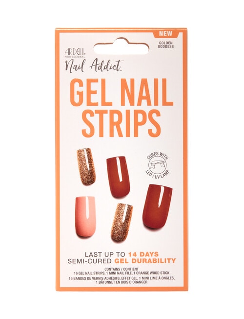 Ardell Nail Addict Gel Strip, Golden Goddess product photo