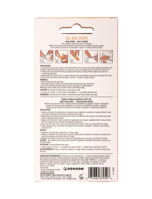 Ardell Nail Addict Gel Strip, Golden Goddess product photo View 04 L