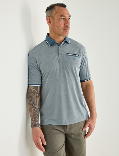 Logan Varuna Polo Shirt, Teal product photo