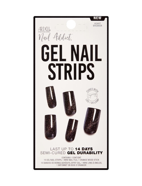 Ardell Nail Addict Gel Strip, Heart Breaker product photo