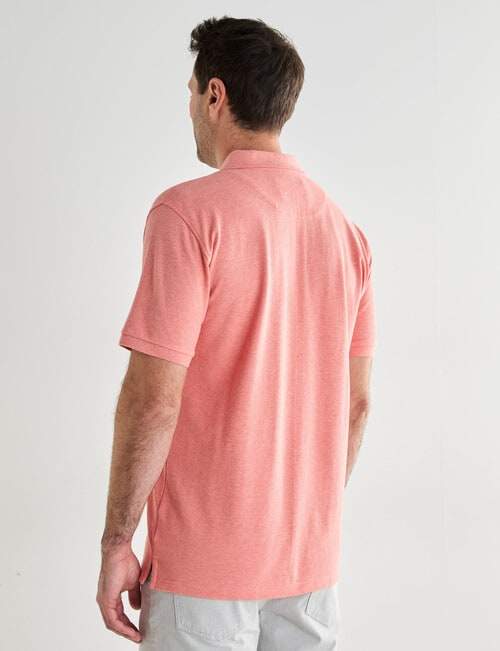 Chisel Ultimate Polo Shirt, Peach product photo View 02 L