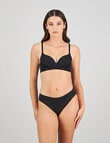 Bendon Body Lace Contour Bra, Black, B-DD product photo View 04 S