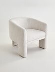 LUCA Furniture Parla Fabric Chair, Natural product photo