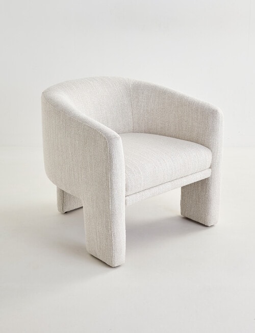 LUCA Furniture Parla Fabric Chair, Natural product photo