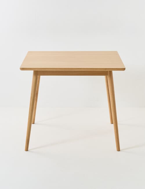 LUCA Furniture Amalfi Dining Table 90cm, Natural product photo View 02 L