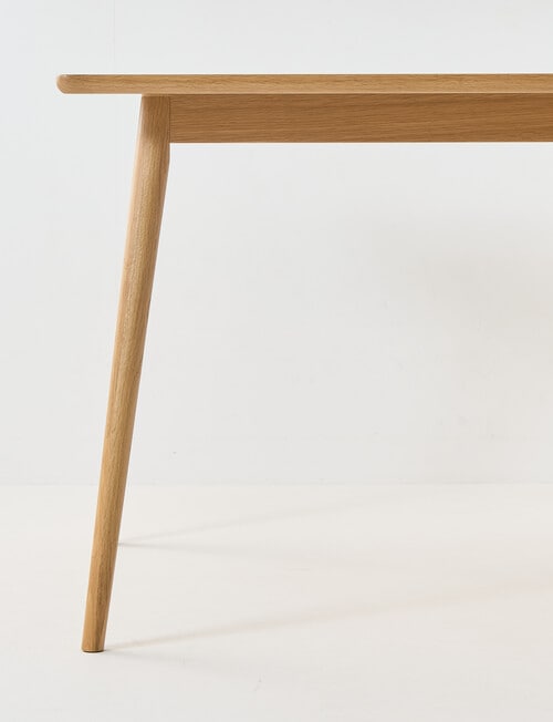 LUCA Furniture Amalfi Dining Table 90cm, Natural product photo View 03 L