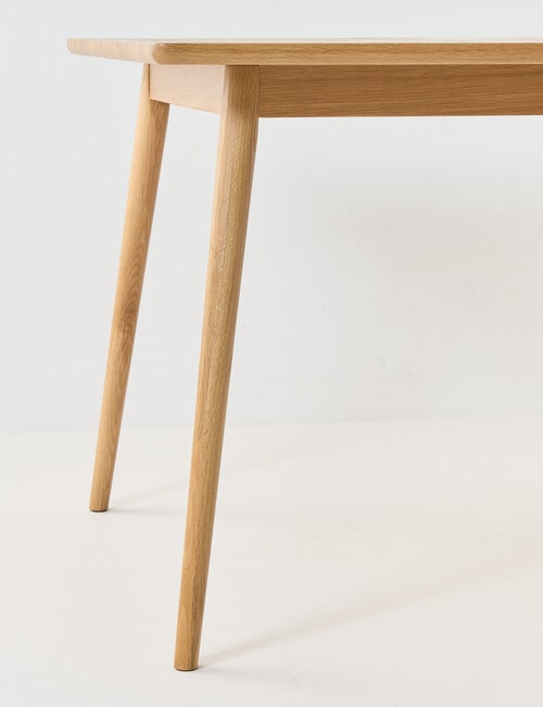 LUCA Furniture Amalfi Dining Table 90cm, Natural product photo View 05 L