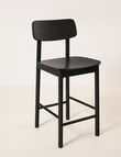 LUCA Furniture Palma Counter Stool, Black product photo