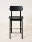 LUCA Furniture Palma Counter Stool, Black product photo View 02 S