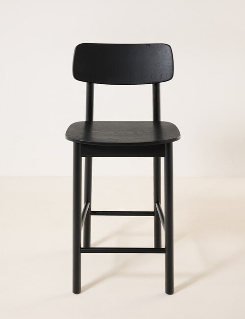 LUCA Furniture Palma Counter Stool, Black product photo View 02 L